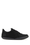Men's Black Leather Glide Sneakers