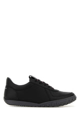 Men's Black Leather Glide Sneakers