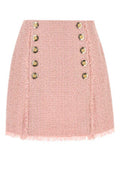 Women's Skirt Pink Polyester Viscose Polyamide