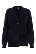Women's Cashmere Cardigan Navy
