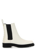 Women's Boots Chelsea White Calf