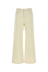 Men's Clyde Jeans Beige Cotton Organic