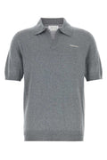 Men's Polo Gray Wool