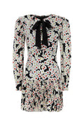 Women's Dress Black Silk