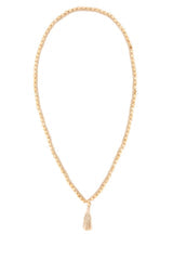 Women's Embellished Crochet Necklace 0300 Cotton Necklaces