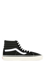Unisex Black Canvas Sk8-Hi Sneakers Pxc1