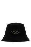 Women's Bucket Wool Felt Hat Black