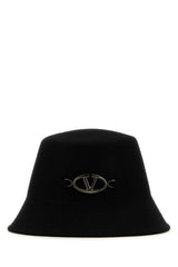 Women's Bucket Wool Felt Hat Black