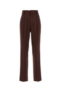 Women's Pant Brown Virgin Wool