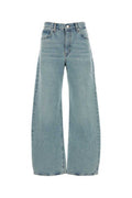 Women's The Bow Jeans Blue Cotton