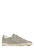 Women's Grey Suede Super Star Sneakers Taupebeige