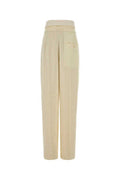 Women's Orchidée Trousers Beige Lyocell Viscose