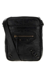Men's Le City Crossbody Bag Black Lamb