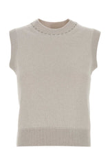 Women's Cashmere Vest Gray T-shirts