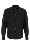 Men's Thomas Shirt Black Wool