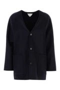 Women's Cash Cardigan Navy Wool Cashmere