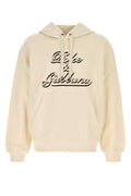 Men's Logo-Embroidered Cotton Sweatshirt Beige Sweater