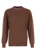 Men's Sweater Brown Virgin Wool