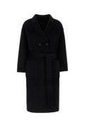 Women's Dylan Coat Black Wool Cashmere