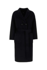 Women's Dylan Coat Black Wool Cashmere