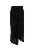 Women's Breen Skirt Black Silk Elastane