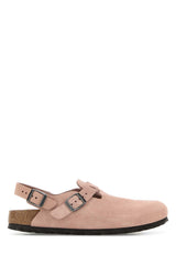 Unisex Tokyo Slingback Pink Suede Flats