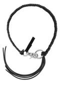 Men's Black Leather Ladon Necklace Calf Necklaces