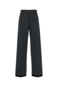 Women's Wool-Polyester Trousers Gray