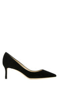 Women's Romy 60 Pump Black Leather Salpa Plastic