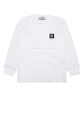 Boys' Logo-Patched Cotton T-Shirt White