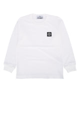 Boys' Logo-Patched Cotton T-Shirt White