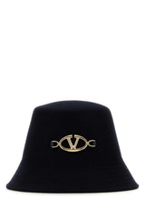 Women's Bucket Wool Felt Hat Navy