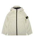 Boys' Parka Down Jacket Beige Polyester Elastane