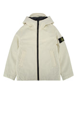 Boys' Parka Down Jacket Beige Polyester Elastane