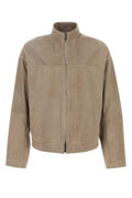 Men's Jacket Beige Ovine Leather
