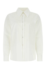 Women's Poplin Oversize Shirt White Cotton