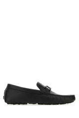 Men's Leather Diver Loafer Black