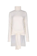 Women's Sweater White Wool