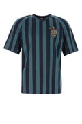 Men's Crest T-Shirt Blue Polyester