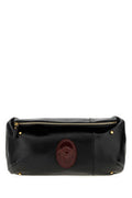 Men's Belt Bag Black Nappa Leather