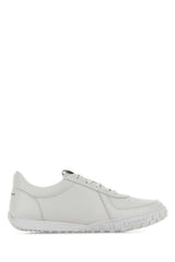 Men's White Leather Glide Sneakers