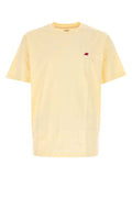 Men's Yellow Cotton T-Shirt Calcium Exterior
