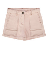 Boys' Emira Bermuda Pink Cotton Bermudas