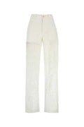 Women's Household Trousers White Cotton