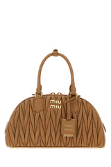 Women's Arcadie Shoulder Bag Caramel Nappa Leather