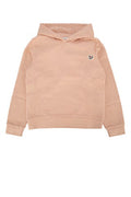 Boys' Hoodie Beige Cotton Fleece Sweater