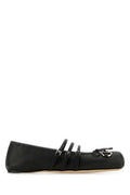 Women's Ballet Flat Black Lamb
