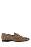Women's Perforated Leather Loafer Beige