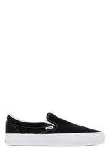 Unisex Black Canvas Reissue Slip Ons Lxblackwhite Sneaker