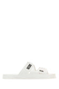 Unisex White Rubber Gcds Slippers Biancoottico Flat Shoes